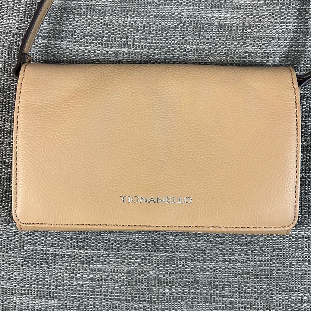 Tignanello leather crossbody bag